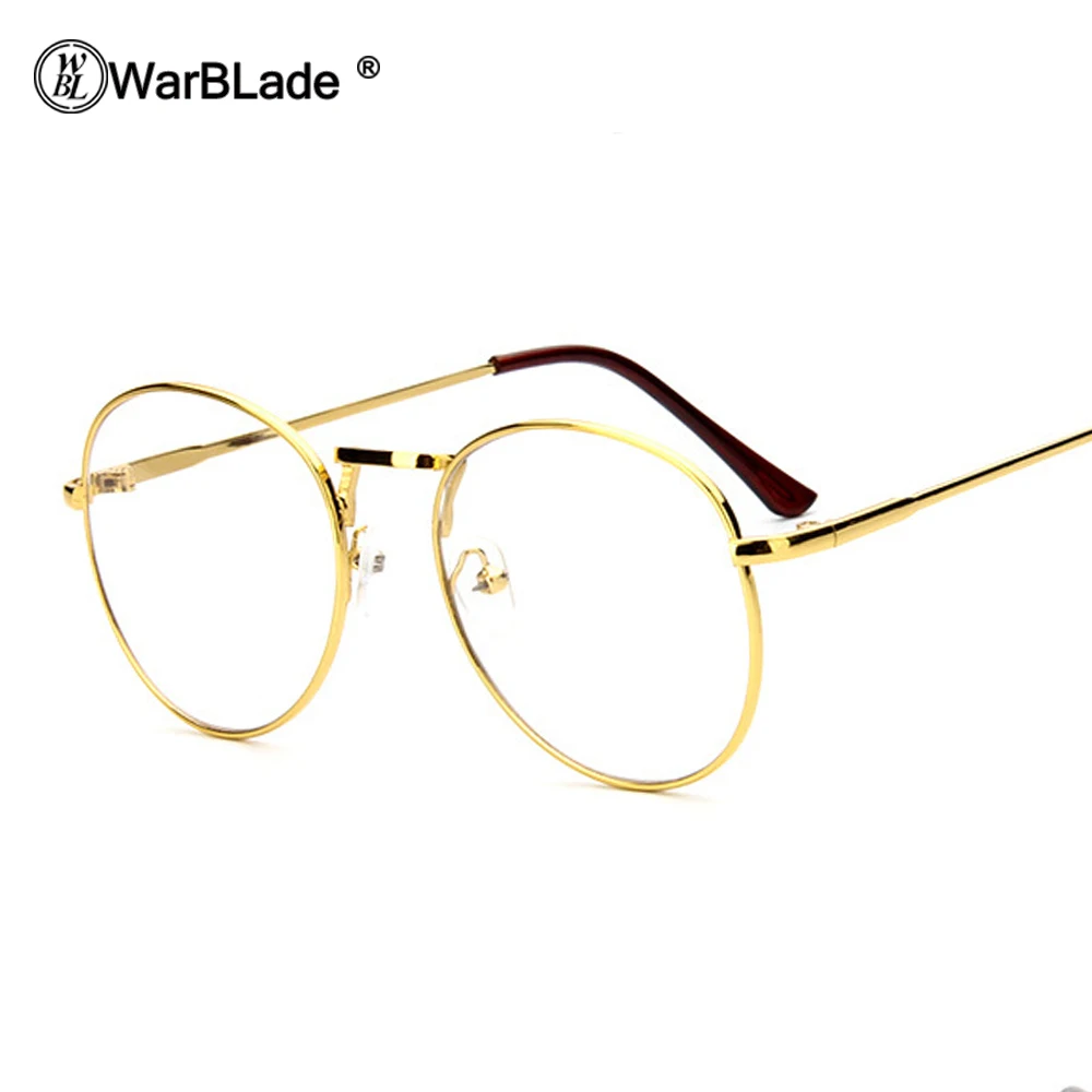 Мужские и женские винтажные очки WarBLade в ретро-стиле с круглой оправой