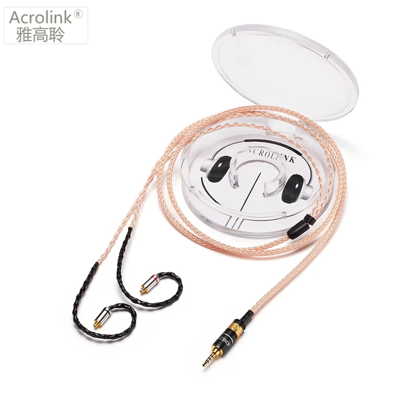 Acrolink MMCX 2 5 XLR DIY наушники Pcocc аудиокабель ремонт Замена наушников с 16 жильным