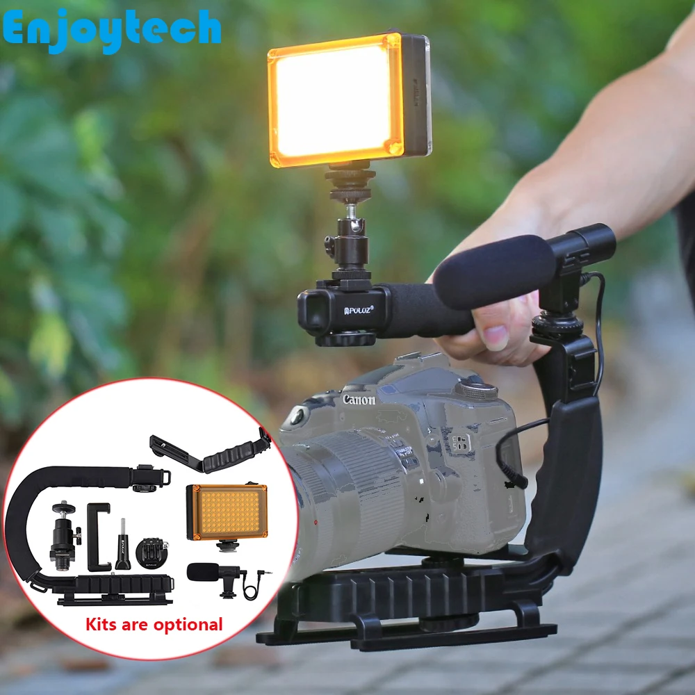 Handgrip Mount Holder For Sony Canon Nikon DSLR Cameras Handheld Bracket Microphone LED Kits For Phones Video Blogger Recording
Handgrip Mount Holder For Sony Canon Nikon DSLR Cameras Handheld Bracket Microphone LED Kits For Phones Video Blogger Recording