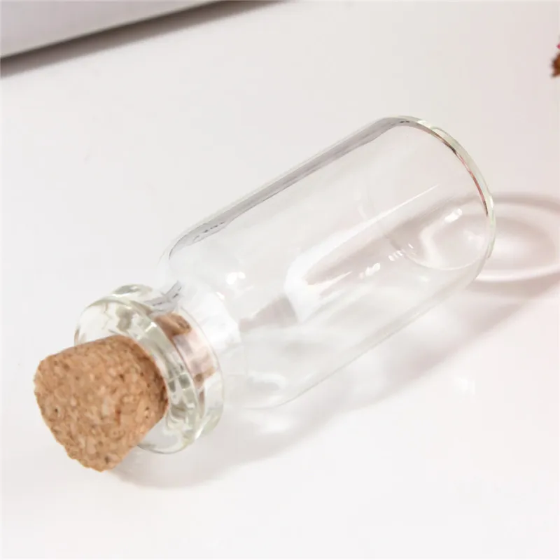 Прозрачная пустая стеклянная бутылка 5 шт./лот 2 мл с пробковой пробкой|bottle opener