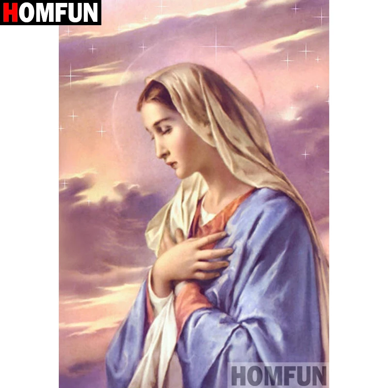 HOMFUN Full Square/Round Drill 5D DIY Diamond Painting "Religious figure" Embroidery Cross Stitch 3D Home Decor A10585
HOMFUN Full Square/Round Drill 5D DIY Diamond Painting "Religious figure" Embroidery Cross Stitch 3D Home Decor A10585