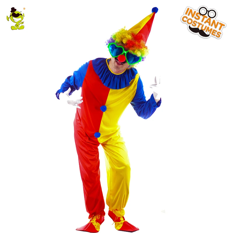 Funny Clown Costume Clown Performance Men's Clown Halloween Party Dress Cosplay Man Costumes
Funny Clown Costume Clown Performance Men's Clown Halloween Party Dress Cosplay Man Costumes