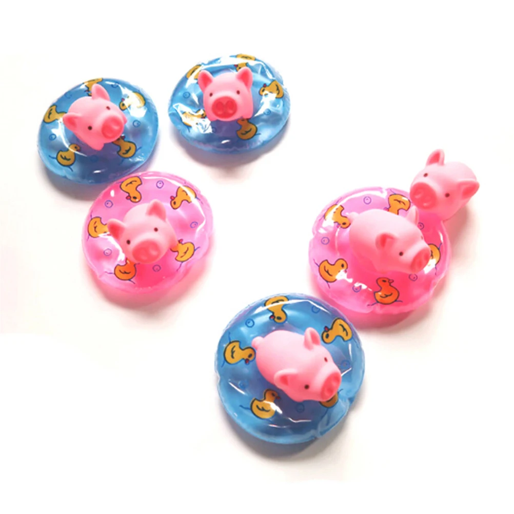 3pcs/set Doll Lifebelt Ring Animals Swimming Water Soft Floating Rubber Pink Pigs Squeeze Sound Squeaky Bathing Toy For Baby Toy
3pcs/set Doll Lifebelt Ring Animals Swimming Water Soft Floating Rubber Pink Pigs Squeeze Sound Squeaky Bathing Toy For Baby Toy