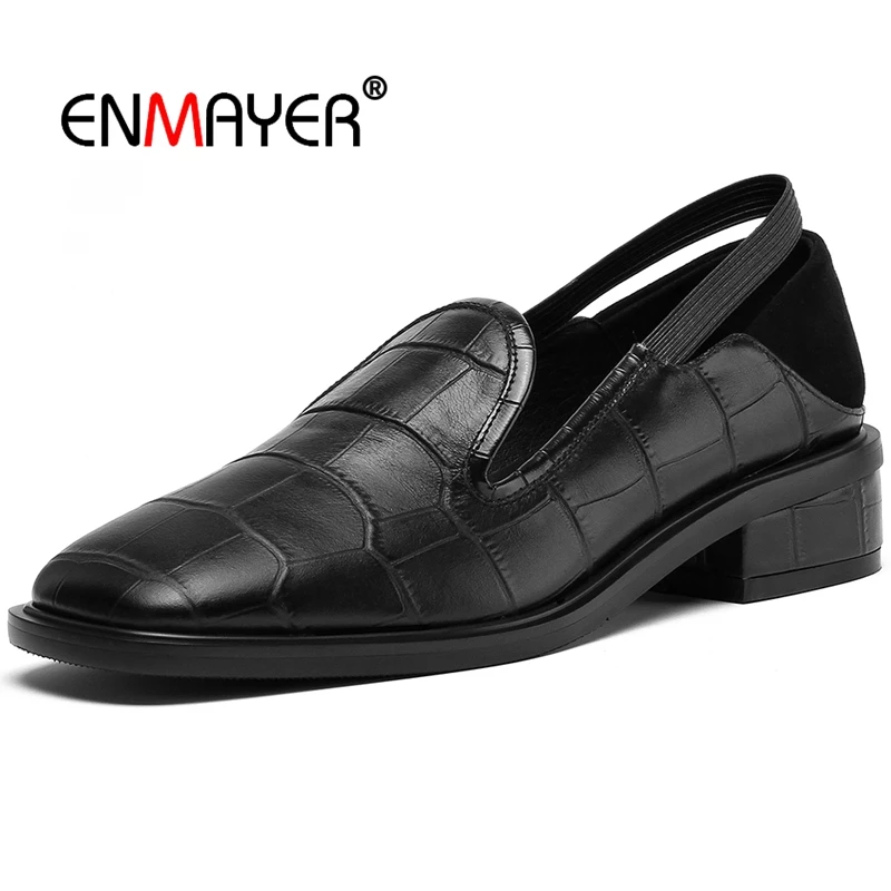 Enmayer Genuine Leather Square Toe Casual Woman Shoes Low (1cm-3cm) Basic Fashion Shoes 2020 Women Shoes Size 34-39 LY440
Enmayer Genuine Leather Square Toe Casual Woman Shoes Low (1cm-3cm) Basic Fashion Shoes 2020 Women Shoes Size 34-39 LY440