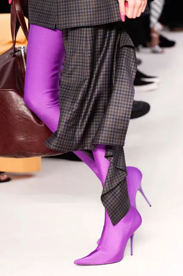 Fashion Runway Stretch Sock Boots Pointed Toe Stiletto Heel Thigh High Over the Knee Boots Women Designer Shoes Sexy Long Boots
Fashion Runway Stretch Sock Boots Pointed Toe Stiletto Heel Thigh High Over the Knee Boots Women Designer Shoes Sexy Long Boots