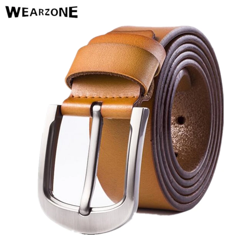 WEARZONE Men Belts High Quality Genuine Leather Belt Man Fashion Strap Male Cowhide Belts For Men Jeans Cow Leather
WEARZONE Men Belts High Quality Genuine Leather Belt Man Fashion Strap Male Cowhide Belts For Men Jeans Cow Leather