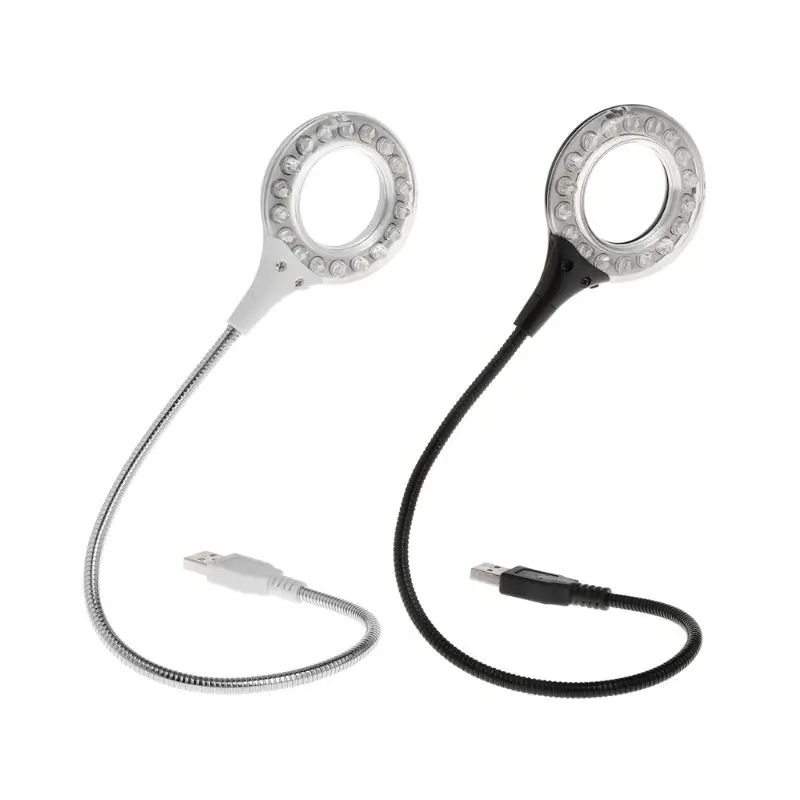 Ring LED Light USB Table Desk Lamp 5V Bright Bulb Flexible Gooseneck Adjustable Angle Reading Camping Powerbank Laptop Desktop
Ring LED Light USB Table Desk Lamp 5V Bright Bulb Flexible Gooseneck Adjustable Angle Reading Camping Powerbank Laptop Desktop