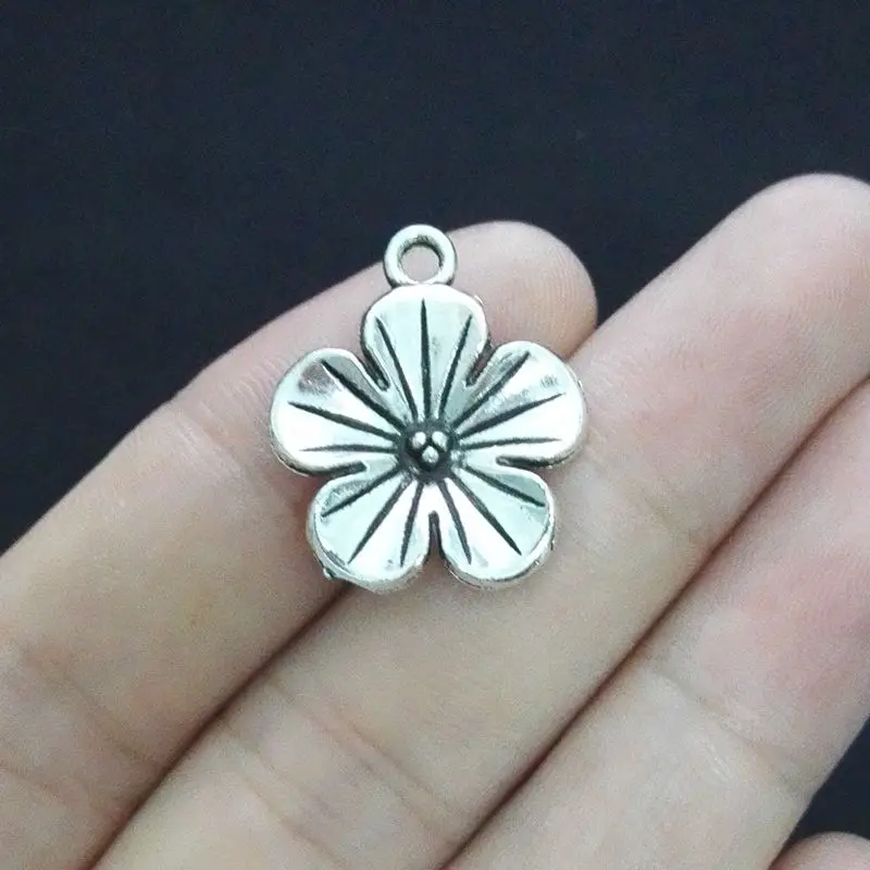 Подвеска для изготовления ювелирных изделий 20 шт|flower charms pendant|charm pendantpendants jewelry making