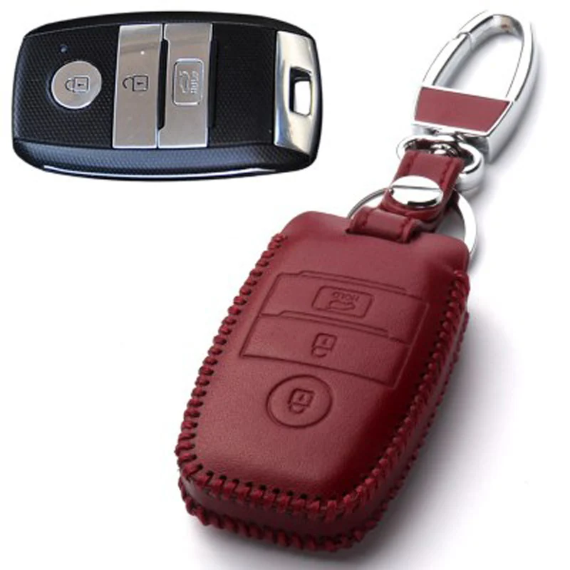 Teeze New 3 Buttons PU Leather Remote Keychain Holder Case Cover For KIA Series A
Teeze New 3 Buttons PU Leather Remote Keychain Holder Case Cover For KIA Series A