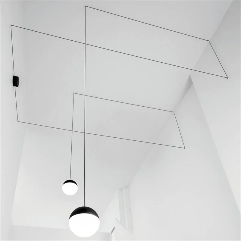 Modern Glass Ball Pendant Light DIY Geometric Lines Globe String Pendant Lamp LED Hanglamp for Living Room Kitchen Fixture Light
Modern Glass Ball Pendant Light DIY Geometric Lines Globe String Pendant Lamp LED Hanglamp for Living Room Kitchen Fixture Light