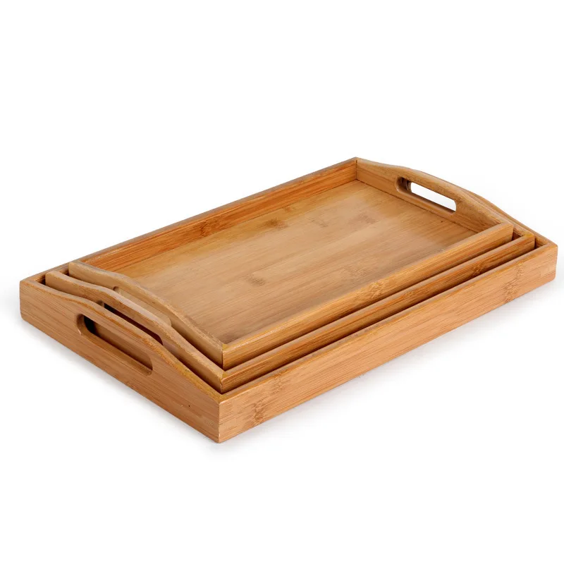 Creative Wooden Rectangle Dinner Plates Japanese Style Bamboo Beef Steak Fruit Snack Restaurant Desktop Dinnerware Storage Trays 
Creative Wooden Rectangle Dinner Plates Japanese Style Bamboo Beef Steak Fruit Snack Restaurant Desktop Dinnerware Storage Trays