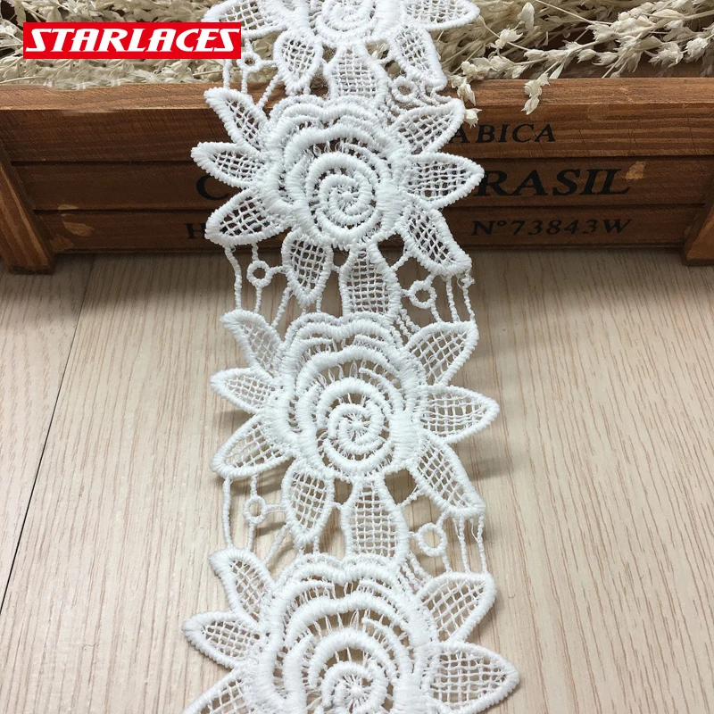 14yards flower water soluble lace fabric milk silk bar code wedding dress jewelry Clothing necklace DIY decoration accessories.
14yards flower water soluble lace fabric milk silk bar code wedding dress jewelry Clothing necklace DIY decoration accessories.