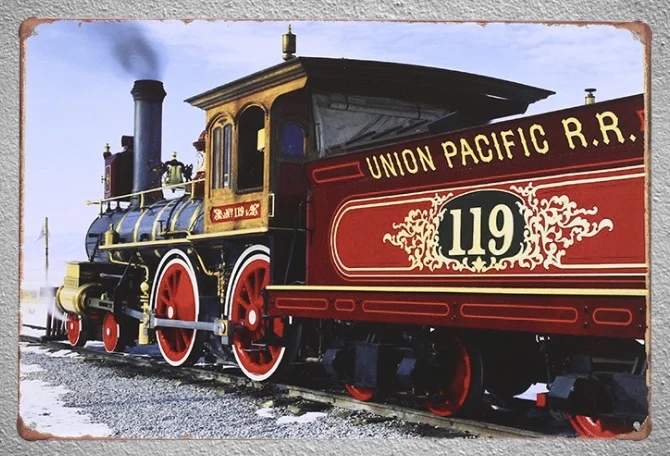 1 pc Train union Pacific railroad railway freight Tin Plate Sign wall man cave Decoration Art Poster metal vintage
1 pc Train union Pacific railroad railway freight Tin Plate Sign wall man cave Decoration Art Poster metal vintage