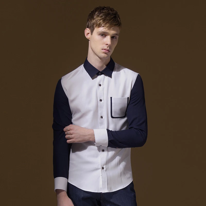 70% Cotton Mens Dress Shirts Slim Fit High Quality Shirt Men Square Collar Patchwork Casual Single Breasted Long Sleeve Fashion
70% Cotton Mens Dress Shirts Slim Fit High Quality Shirt Men Square Collar Patchwork Casual Single Breasted Long Sleeve Fashion