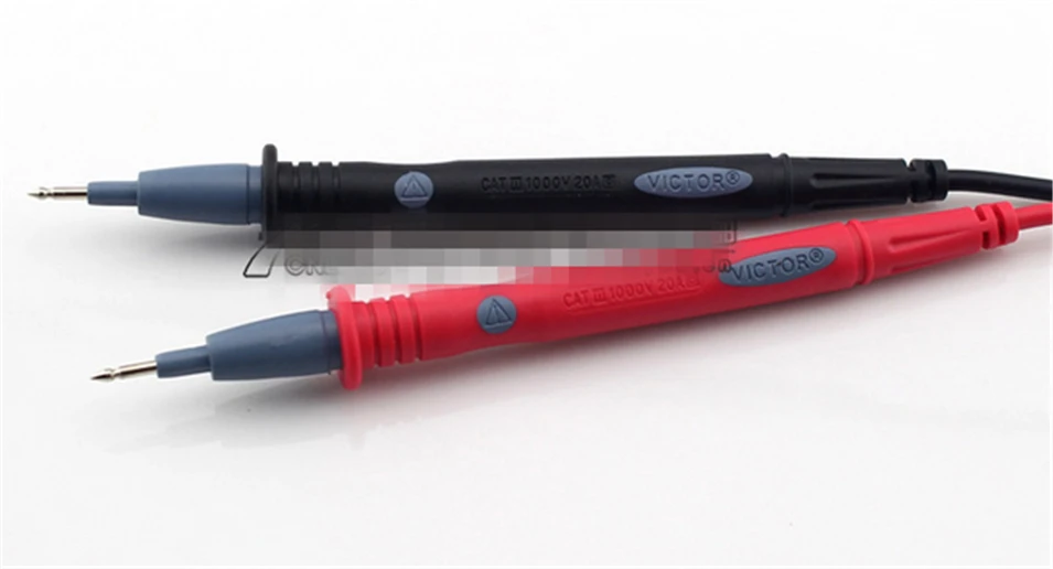 2017 NEW 1 pair Original genuine VICTOR multimeter table pen 1000V 20A table bar test line digital table common
2017 NEW 1 pair Original genuine VICTOR multimeter table pen 1000V 20A table bar test line digital table common