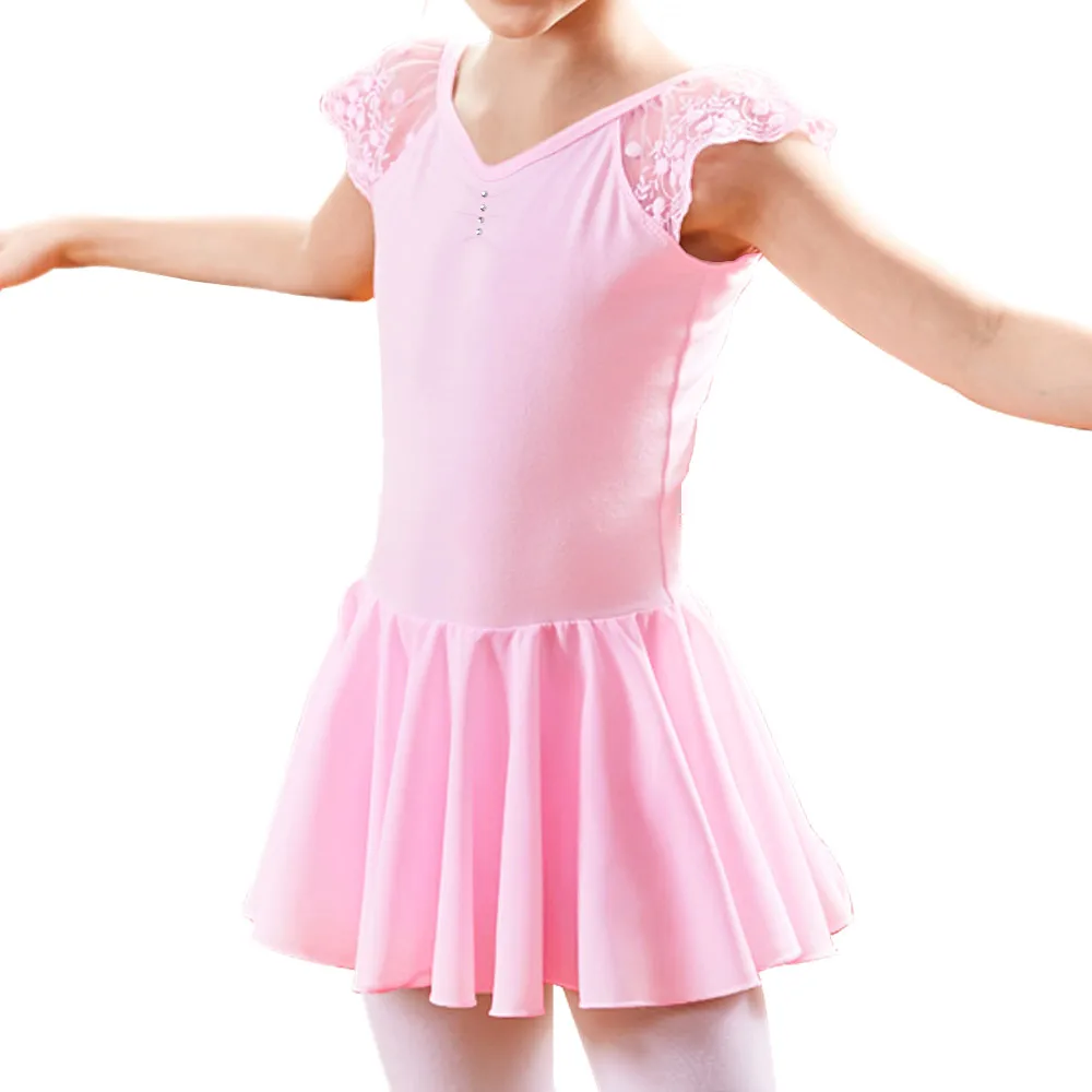 BAOHULU Size M-XXL Cotton Girls Ballet Gymnastics Leotard Lace Short Sleeve Cross Children Dance Wear Tutu Pink Show Costume
BAOHULU Size M-XXL Cotton Girls Ballet Gymnastics Leotard Lace Short Sleeve Cross Children Dance Wear Tutu Pink Show Costume