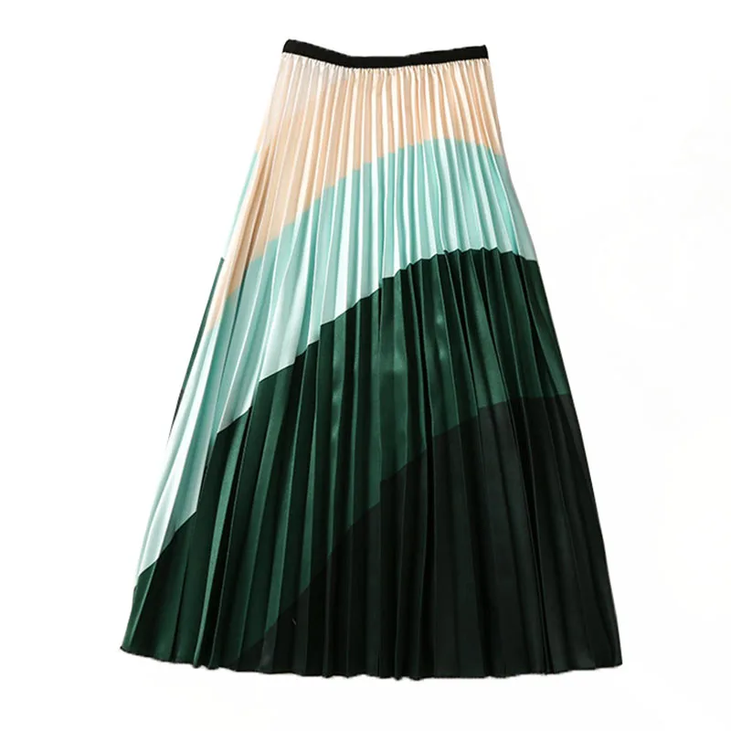 Female Young Women Cartoon Floral Print Summer Spring Long Chic Pleated Skirt Elastic High Waist Korean Style 2021 Promotions
Female Young Women Cartoon Floral Print Summer Spring Long Chic Pleated Skirt Elastic High Waist Korean Style 2021 Promotions