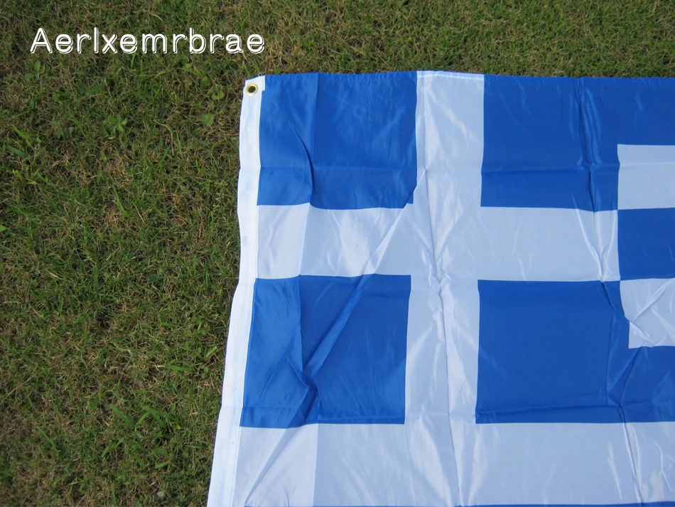 Aerlxemrbrae флаг 3x5 футов греческий баннер со страной Национальный Баннер супер-поли