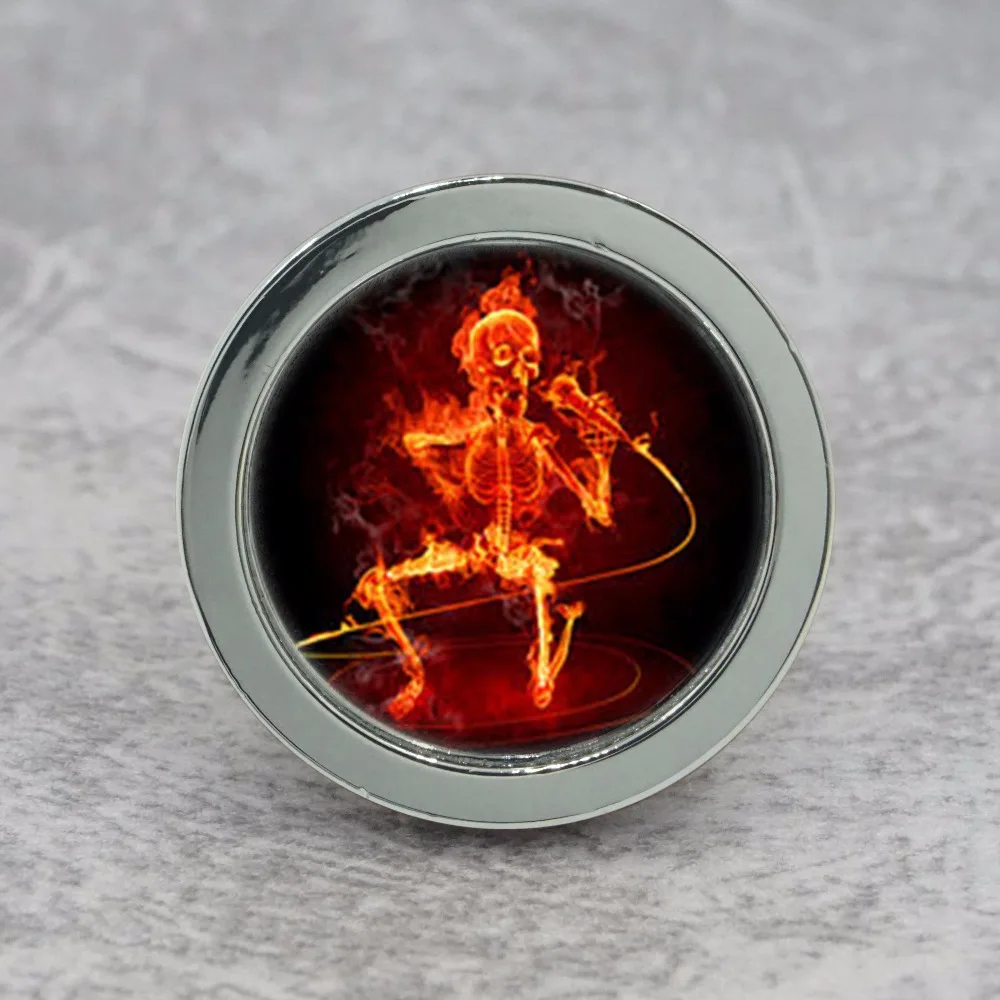 Fire Skull Singer - Knobs Drawer Dresser Knobs Handmade Cupboard Pulls Handle Chic Kitchen Cabinet Knobs Furniture Hardware
Fire Skull Singer - Knobs Drawer Dresser Knobs Handmade Cupboard Pulls Handle Chic Kitchen Cabinet Knobs Furniture Hardware