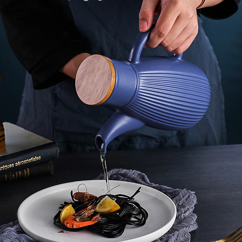 450/750ML Ceramic Dispenser for Oil Pourer Bottle Olive Oil Bottle Pot Leak proof Sauce Vinegar Bottle Oil Dispenser Cruet
450/750ML Ceramic Dispenser for Oil Pourer Bottle Olive Oil Bottle Pot Leak proof Sauce Vinegar Bottle Oil Dispenser Cruet