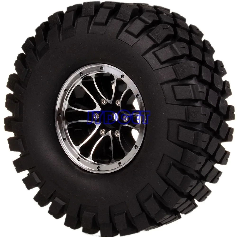 1.9" Metal Wheel Rim & 112mm Tyre Tires SET Rock Crawler 1051-7038 For RC 1/10 Model Car