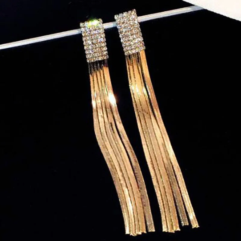 Charmcci new fashion personality metal chain tassel long earrings square rhinestone jewelry wholesale gifts bijoux all match
Charmcci new fashion personality metal chain tassel long earrings square rhinestone jewelry wholesale gifts bijoux all match