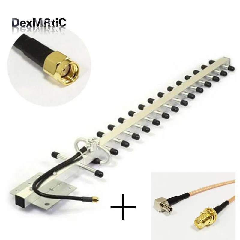 3G yagi antenna 25dBi 1880-1920/1990-2170MHZ RP SMA connector outdoor+TS9 Male Plug to RP SMA Female jack RG316 Cable 15CM
3G yagi antenna 25dBi 1880-1920/1990-2170MHZ RP SMA connector outdoor+TS9 Male Plug to RP SMA Female jack RG316 Cable 15CM