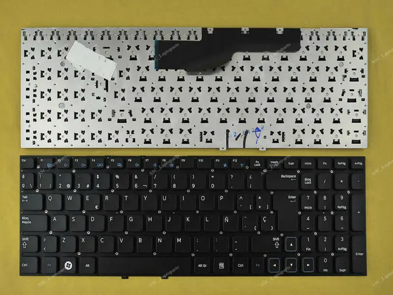 Новая клавиатура SP с испанской раскладкой Teclado для ноутбука SAMSUNG серии 300, 15,6 дюйма, 300E5A, 300V5A, черная, без рамки
Новая клавиатура SP с испанской раскладкой Teclado для ноутбука SAMSUNG серии 300, 15,6 дюйма, 300E5A, 300V5A, черная, без рамки