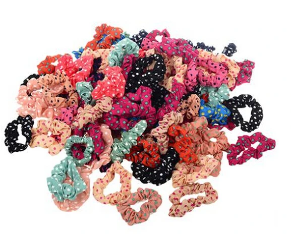 Women Headgear 80pcs/lot Cute Sweet Girl Polka Dot Elastic Hair Bands Ponytail Rubber Band Headwear A191-1
Women Headgear 80pcs/lot Cute Sweet Girl Polka Dot Elastic Hair Bands Ponytail Rubber Band Headwear A191-1