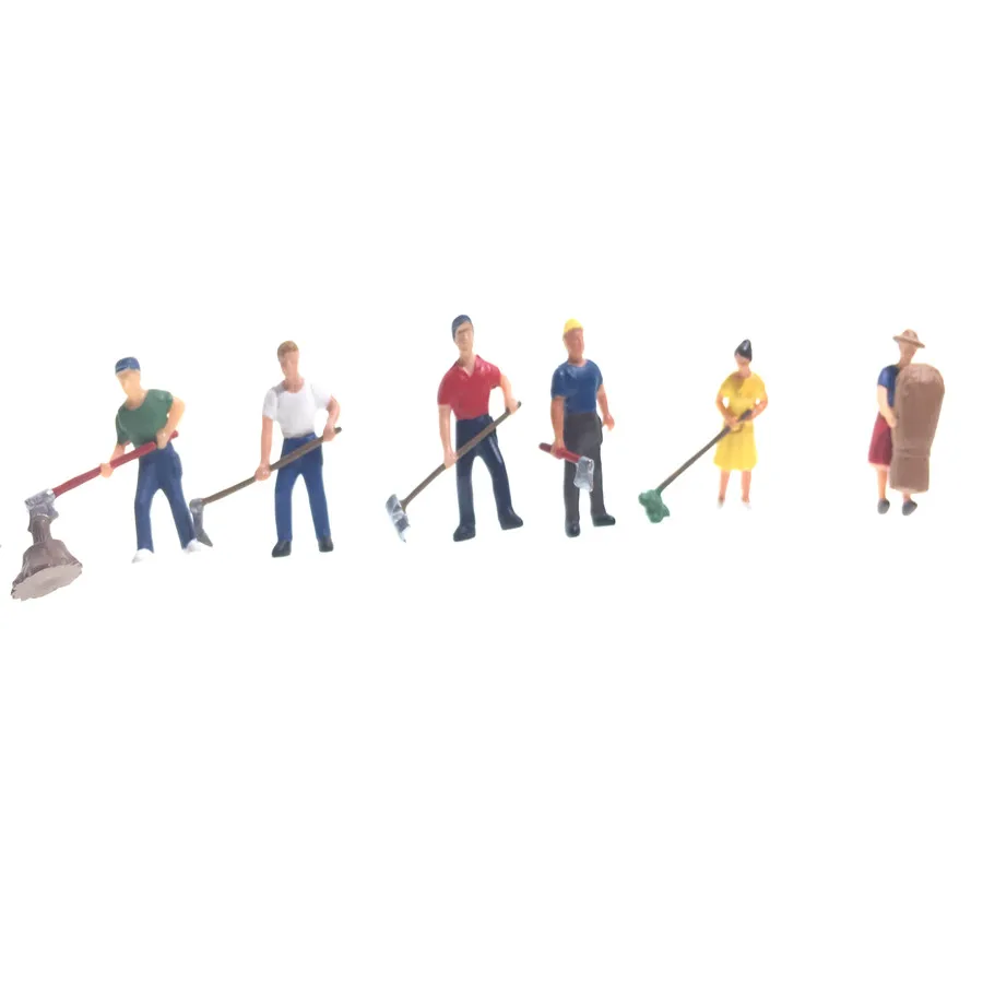 6pcs/lot Architecture Model Plastic Ho Scale Model Train Farmer Figure For Ho Train Layout
6pcs/lot Architecture Model Plastic Ho Scale Model Train Farmer Figure For Ho Train Layout