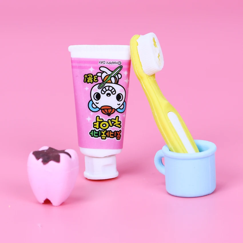 4PCS/Set New Fashion Tooth Shaped Eraser Rubber Stationery Kid Gift Cute Pupils Supplies
4PCS/Set New Fashion Tooth Shaped Eraser Rubber Stationery Kid Gift Cute Pupils Supplies