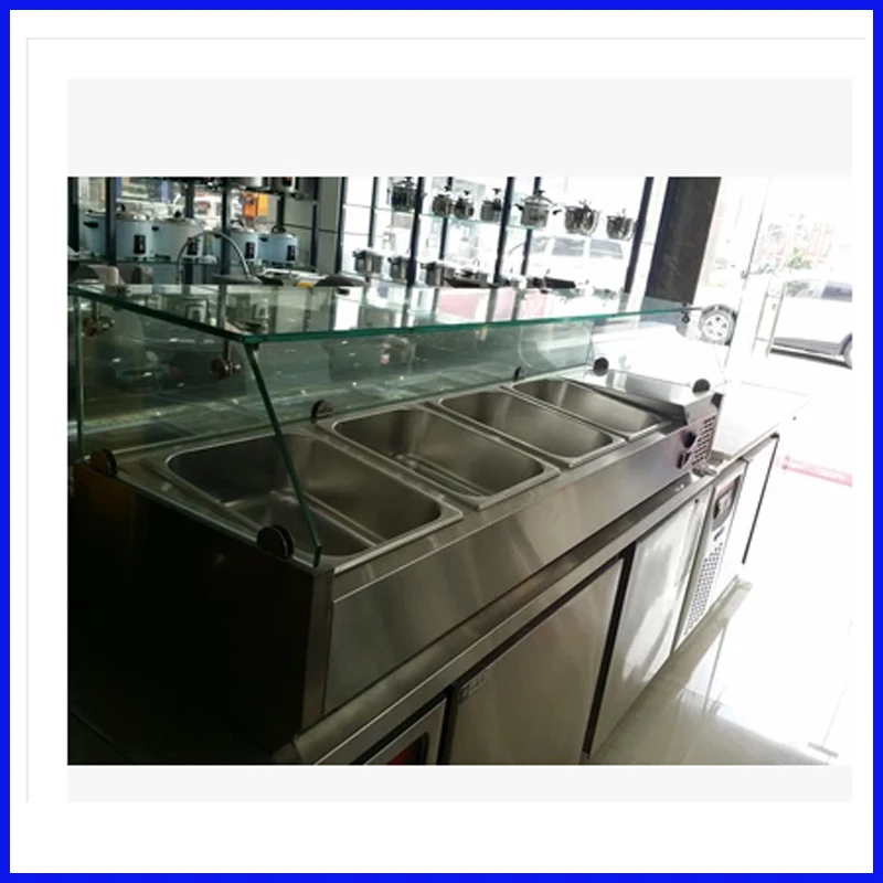 Good finishing stainless steel direct cooling system refrigerated desktop/salad bar counter top display cabinet on sale
Good finishing stainless steel direct cooling system refrigerated desktop/salad bar counter top display cabinet on sale