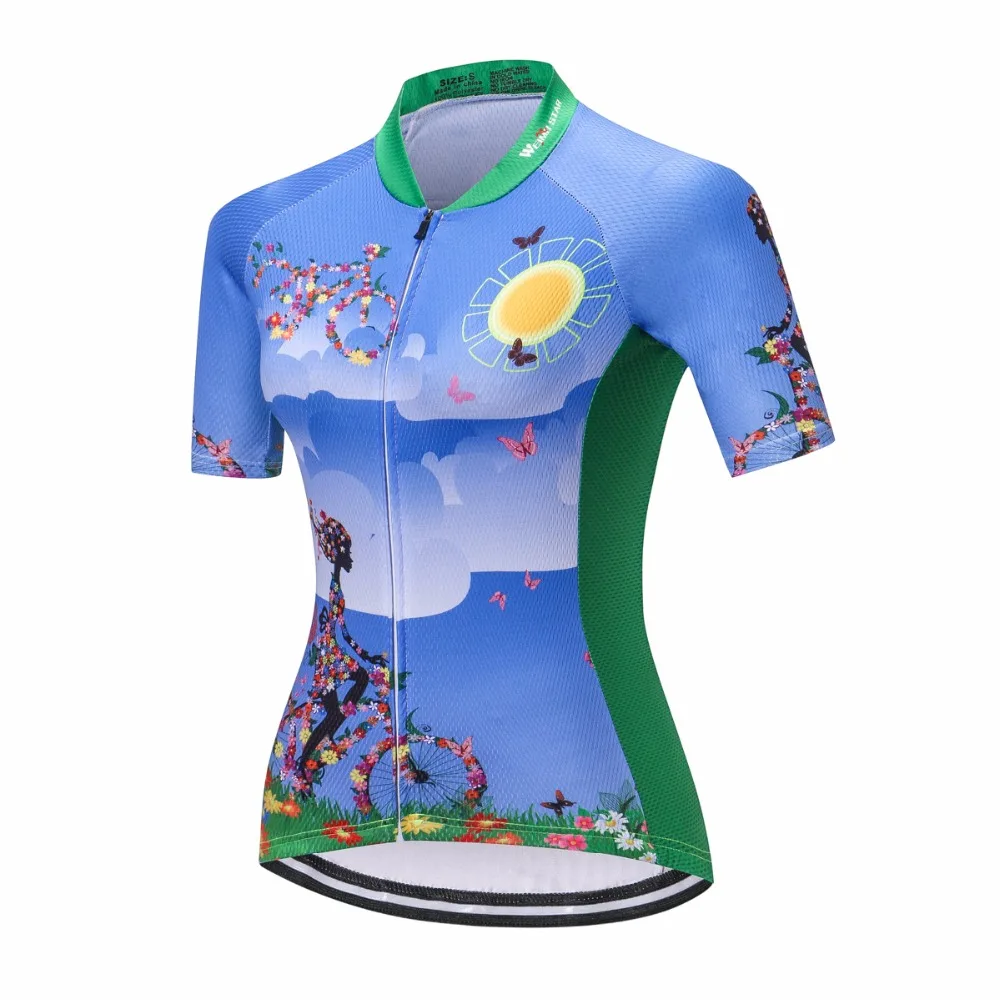 Weimostar женский велосипед Джерси Топы Одежда Цикл Открытый Pro Ropa Ciclismo mtb короткий