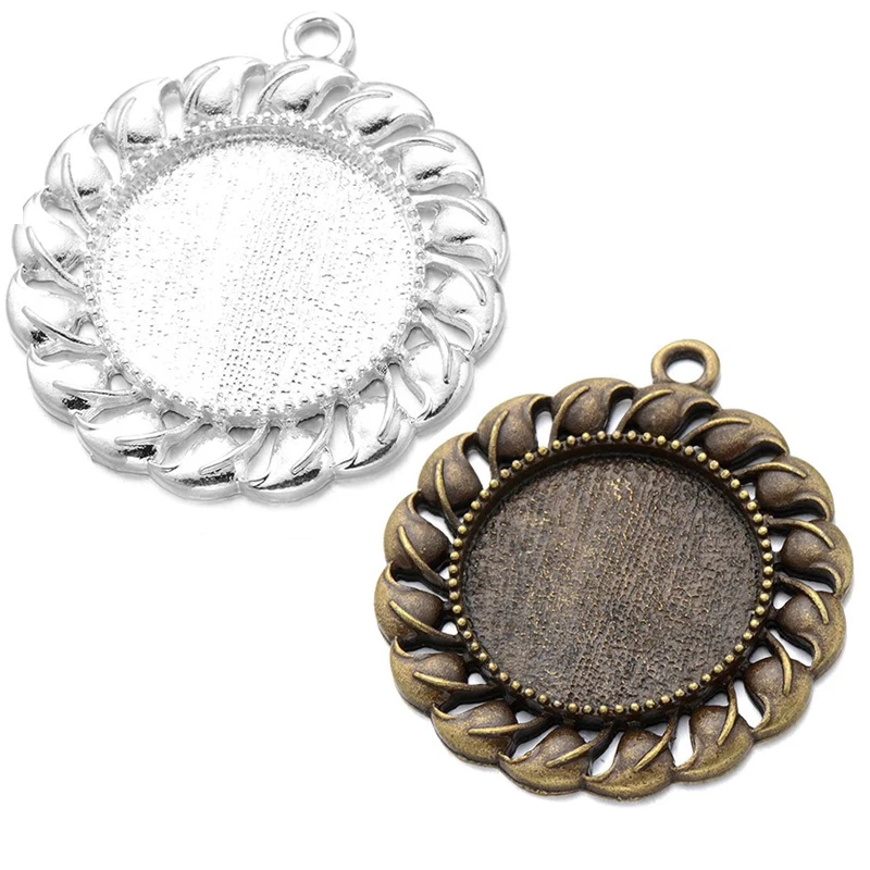 10pcs/lot 25mm Cabochon Base Setting Wheel Shape Charms Pendant Fit 25mm Glass Jewelry DIY Making Findings Handmade Accessories
10pcs/lot 25mm Cabochon Base Setting Wheel Shape Charms Pendant Fit 25mm Glass Jewelry DIY Making Findings Handmade Accessories