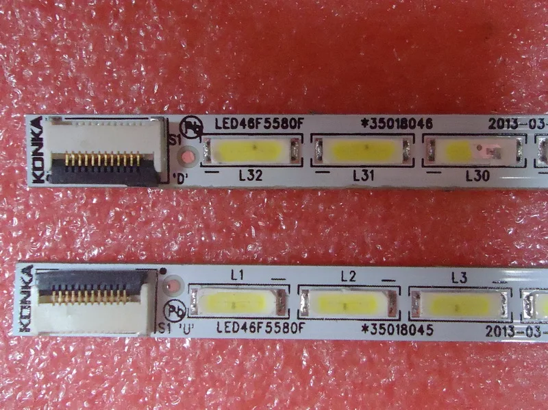 Для konka LED46F5580F Лампа Артикул 35018048 35018046 1 шт. = 32 светодиода 293 мм
Для konka LED46F5580F Лампа Артикул 35018048 35018046 1 шт. = 32 светодиода 293 мм