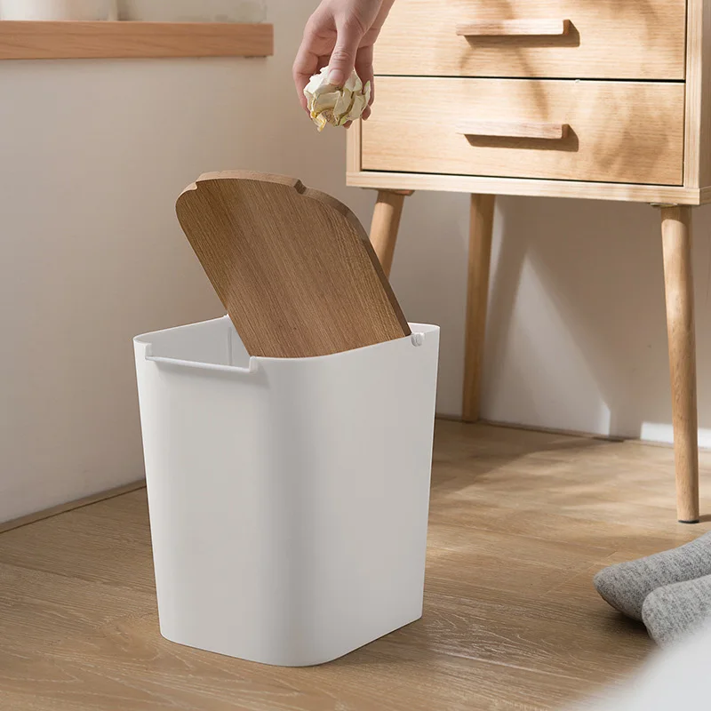 Household Office Supplies Creative Mini Trash Can Desktop Plastic Bucket with Wooden Dustbin Waste Bins Small Car Trash
Household Office Supplies Creative Mini Trash Can Desktop Plastic Bucket with Wooden Dustbin Waste Bins Small Car Trash