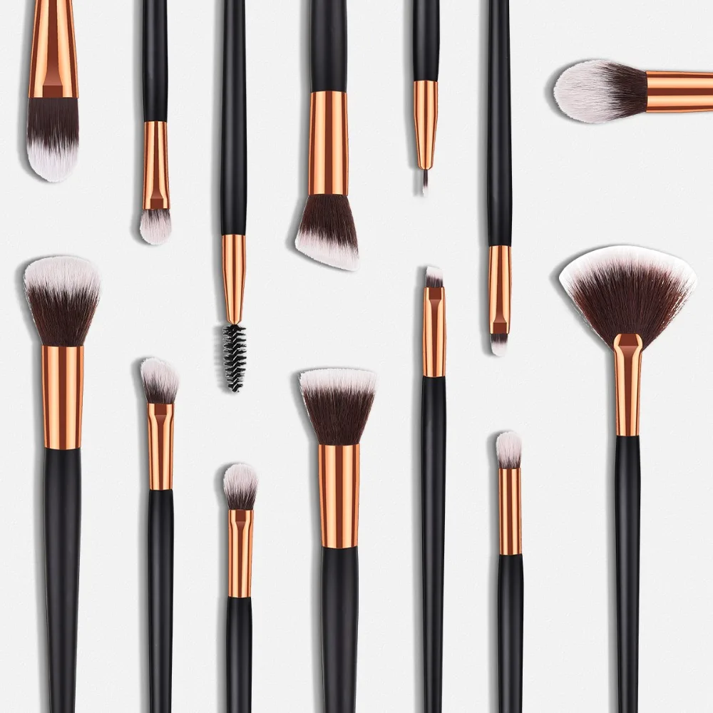 Natural-synthetic hair Wood Handle 14pcs Make up Brushes Set Foundation Powder Eyeshadow Contour Highlight Brushes for Women
Natural-synthetic hair Wood Handle 14pcs Make up Brushes Set Foundation Powder Eyeshadow Contour Highlight Brushes for Women
