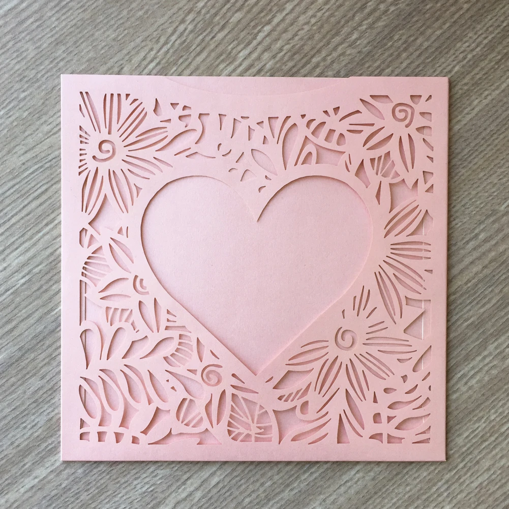 50pcs/lot Pearl Paper Laser Cut Heart Shape Wedding Invitation Card Party Invitation Card Marriage Invitation Card
50pcs/lot Pearl Paper Laser Cut Heart Shape Wedding Invitation Card Party Invitation Card Marriage Invitation Card