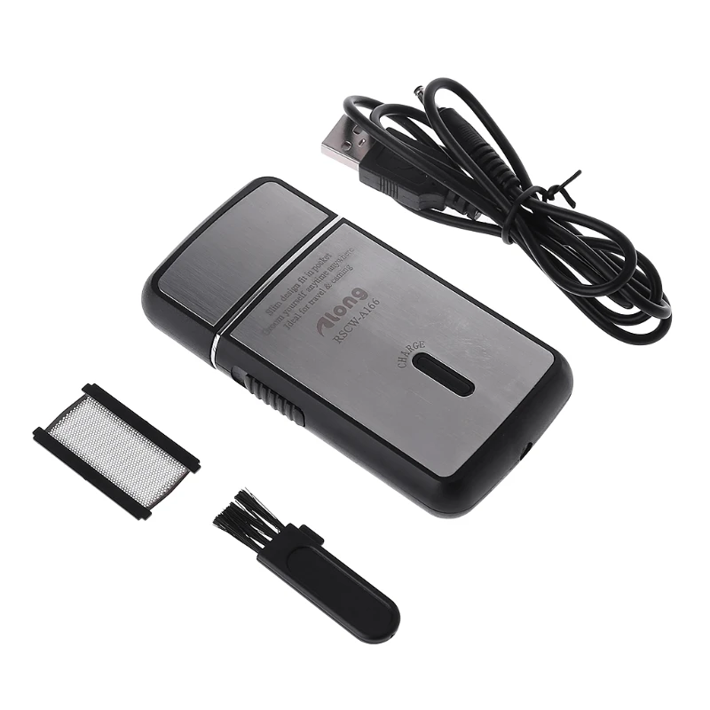 Portable Men's Electric Razor Foil Slim Shaver USB Rechargeable Travel House
Portable Men's Electric Razor Foil Slim Shaver USB Rechargeable Travel House