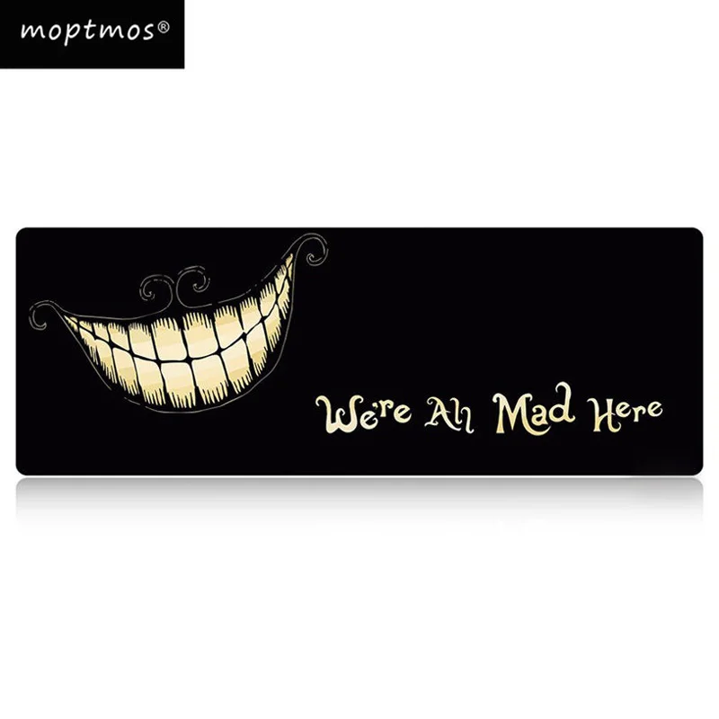 Extended Gaming Mouse Pad Non-Slip Water-Resistant Rubber Base Cloth Computer Mouse Mat For Gamer-we are all mad here
Extended Gaming Mouse Pad Non-Slip Water-Resistant Rubber Base Cloth Computer Mouse Mat For Gamer-we are all mad here