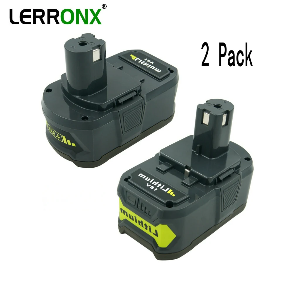 Литий ионный аккумулятор LERRONX для электроинструментов Ryobi ONE P100 P102 P103 P104 P105 P106 P107