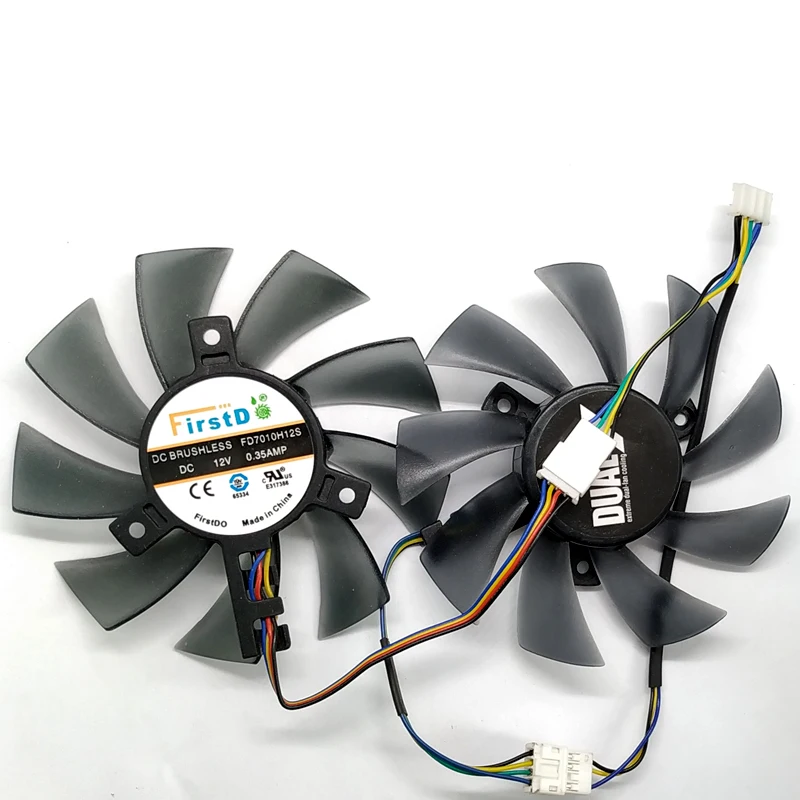 FD7010H12S DC 12V 0.35A VGA Cooler Cooling Fan Replacement For Sapphire HD6850/6970/7870/7950/7970 FD7010H12S Graphics Card
FD7010H12S DC 12V 0.35A VGA Cooler Cooling Fan Replacement For Sapphire HD6850/6970/7870/7950/7970 FD7010H12S Graphics Card