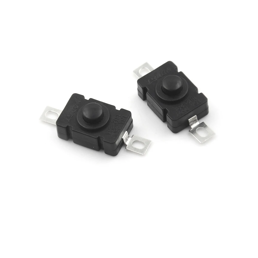 10 шт./лот 18x12 мм 1.5A 250V фонарик переключатели самостоятельно SMD тип блокировки