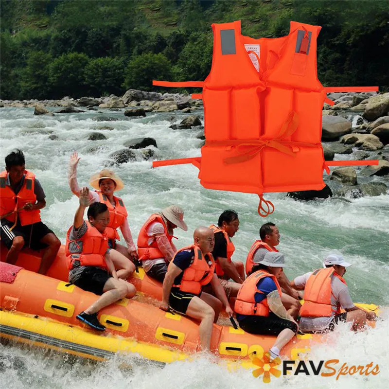 Outdoor Water Sports Universal Adult Kids Safety Life Jacket Swimming Vest With Survival Whistle Waistcoat Surfing Boating | Спорт и