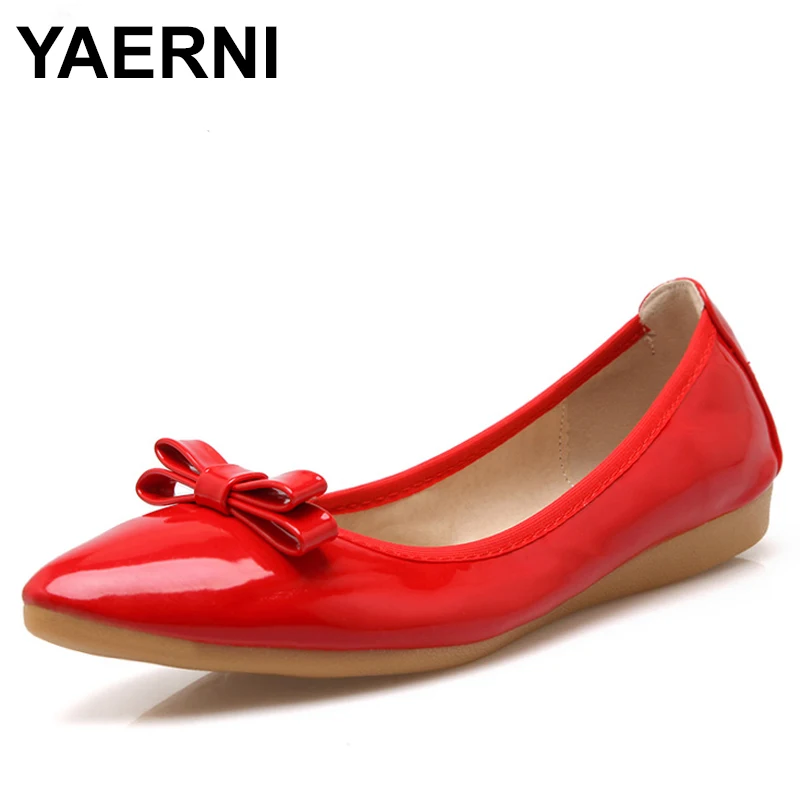 YAERNI Spring Flat Shoes Woman Slip On Pointed Toe Women Foldable Ballet Flats Comfortable Soft Soles Maternity Shoes E746
YAERNI Spring Flat Shoes Woman Slip On Pointed Toe Women Foldable Ballet Flats Comfortable Soft Soles Maternity Shoes E746