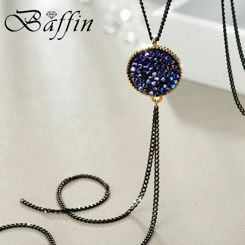 BAFFIN Blue Crystals Sweater Chain Necklaces Long Pendant Crystals From Swarovski Gold Color Statement Jewelry For Women Gifts
BAFFIN Blue Crystals Sweater Chain Necklaces Long Pendant Crystals From Swarovski Gold Color Statement Jewelry For Women Gifts