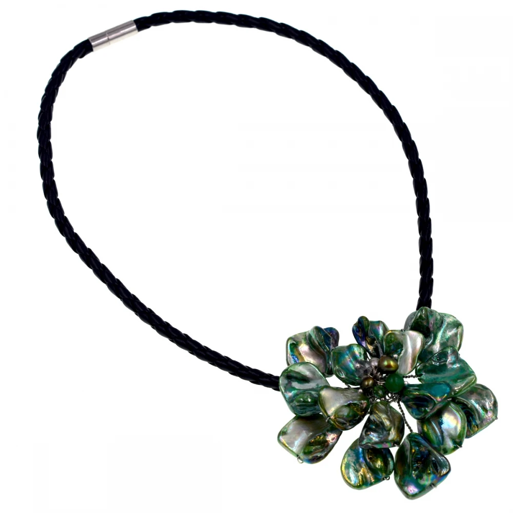 2017 женское ожерелье с зеленым цветком хит продаж|flower necklace|necklaces for womennecklace necklace |