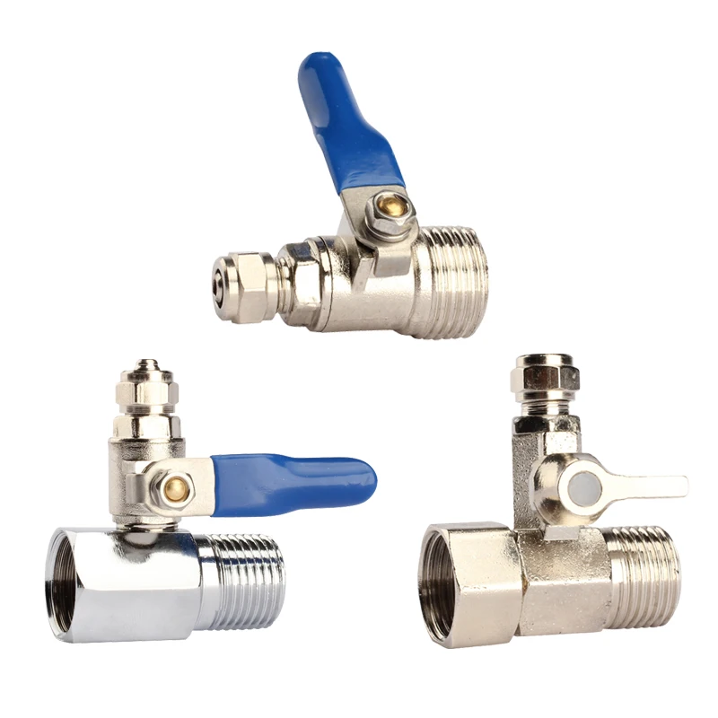 1/2'' To 3/8'' Ball Valve Faucet Tap Water Filter Ball Valve Reverse Osmosis System Feed Ball Valve for Home Water Purifier Tap
1/2'' To 3/8'' Ball Valve Faucet Tap Water Filter Ball Valve Reverse Osmosis System Feed Ball Valve for Home Water Purifier Tap