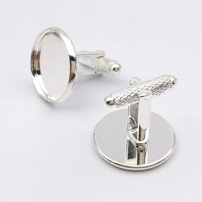 Fit 18mm Round French Cufflinks Blank Settings Silver color Copper Cufflinks Base DIY Jewelry Accessories B20204
Fit 18mm Round French Cufflinks Blank Settings Silver color Copper Cufflinks Base DIY Jewelry Accessories B20204