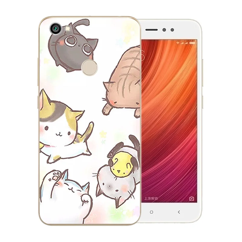 Тонкий силиконовый чехол для телефона Hongmi Note 5A Pro с рисунком кошки Xiaomi Redmi